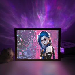 Arcane-Jinx Graffiti Style Anime LED Light Painting