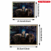 Arcane-Jinx Silhouette Rain Effect Scene-LED Light Painting