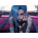 Arcane-Jinx Cute Portrait On Sofa Scene-LED Light Painting
