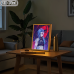 Arcane-Jinx Dark Red Neon Effect Anime-LED Light Painting