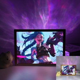 Arcane-Jinx Crazy Laugh fight Scene-LED Light Painting