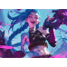 Arcane-Jinx Crazy Laugh fight Scene-LED Light Painting