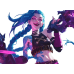 Arcane-Jinx Crazy Laugh fight Scene-LED Light Painting
