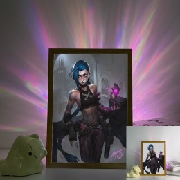 Arcane-Jinx Sketch & Dark Silhouette-LED Light Painting