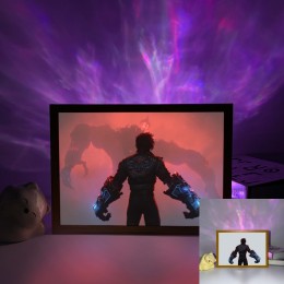 Arcane-Viktor & Monster Silhouette Scene-LED Light Painting