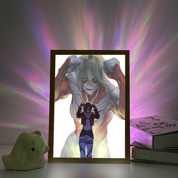 Attack on Titan-Annie&Female Titan Dual Silhouette LED Light Attack on Titan-Annie&Female Titan Dual Silhouette LED Light