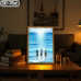 Attack on Titan-Eren Mikasa Ocean Sunset Scene LED Light