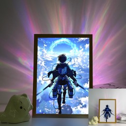 Attack on Titan-Levi Ackerman Flying Clouds Scene LED Light