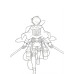 Attack on Titan-Levi Ackerman Flying Clouds Scene LED Light