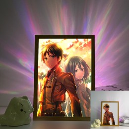 Attack on Titan-Eren&Mikasa Warm Sunset Scene-LED Light