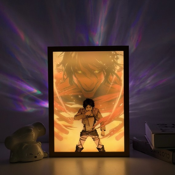 Attack on Titan-Eren Yeager Attack Titan Glow Scene-LED Light Attack on Titan-Eren Yeager Attack Titan Glow Scene-LED Light