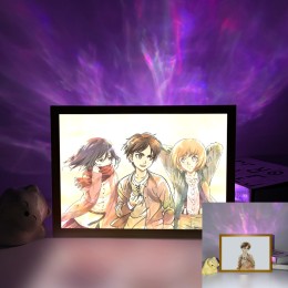 Attack on Titan-Eren Mikasa Armin Scene-LED Light Painting