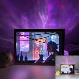 Cyberpunk Edgerunners-Lucyna Kushinada Night City Cat Scene