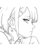 Cyberpunk Edgerunners-Lucyna Kushinada Side Profile Scene