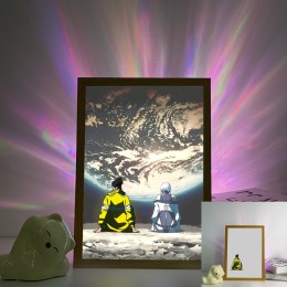 Cyberpunk Edgerunners-David & Lucy Moon Earth Scene