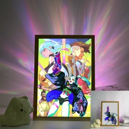 Cyberpunk Edgerunners-Main Cast Colorful Pop Art Scene