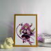 Demon Slayer-Mitsuri Kanroji Love Breathing Dual Frame Scene Demon Slayer-Mitsuri Kanroji Love Breathing Dual Frame Scene