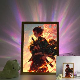 Demon Slayer-Tanjiro Kamado Hinokami Kagura Effect Scene