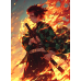Demon Slayer-Tanjiro Kamado Hinokami Kagura Effect Scene