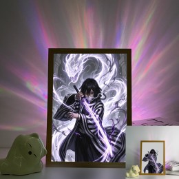 Demon Slayer-Obanai Iguro Purple Lightning Serpent Scene
