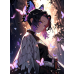 Demon Slayer-Shinobu Kocho Purple Butterfly Forest Glow Scene Demon Slayer-Shinobu Kocho Purple Butterfly Forest Glow Scene