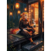 Demon Slayer - Rengoku Cozy Rainy Night Anime Scene