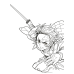Demon Slayer - Tanjiro Hinokami Kagura Fire Effect Scene