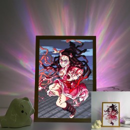 Demon Slayer - Nezuko Full Demon Form Roof Fight Scene