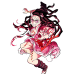 Demon Slayer - Nezuko Full Demon Form Roof Fight Scene