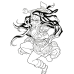 Demon Slayer - Nezuko Full Demon Form Roof Fight Scene