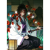 Demon Slayer-Tsugikuni Yoriichi Moonlit Floral Scene
