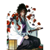 Demon Slayer-Tsugikuni Yoriichi Moonlit Floral Scene