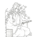 Demon Slayer-Tsugikuni Yoriichi Moonlit Floral Scene