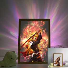 Demon Slayer - Rengoku Flame Phoenix Sword Strike Scene