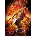 Demon Slayer - Rengoku Flame Phoenix Sword Strike Scene