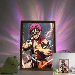 Demon Slayer - Akaza Demon Battle Power Effect Anime Scene
