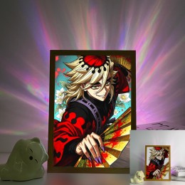 Demon Slayer-Doma Fan Action Blood Splatter Scene