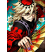 Demon Slayer-Doma Fan Action Blood Splatter Scene