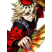 Demon Slayer-Doma Fan Action Blood Splatter Scene