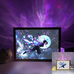 Demon Slayer - Shinobu Moonlit Butterfly Forest Anime Scene