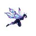 Demon Slayer - Shinobu Moonlit Butterfly Forest Anime Scene