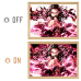 Demon Slayer-Nezuko Blood Demon Art Pink Burst Anime Scene