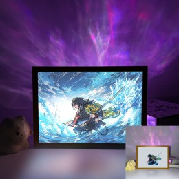 Demon Slayer-Giyu Water Dragon Breathing Effect Anime Scene
