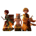 Demon Slayer - Tanjiro, Zenitsu&Inosuke Journey Scene