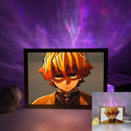 Demon Slayer - Zenitsu Intense Focus Close-Up Anime Scene