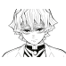 Demon Slayer - Zenitsu Intense Focus Close-Up Anime Scene