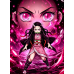 Demon Slayer-Nezuko Kamado Demon Form Red Glow Scene