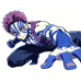Demon Slayer-Akaza Night Mountain Forest Demon Battle Art