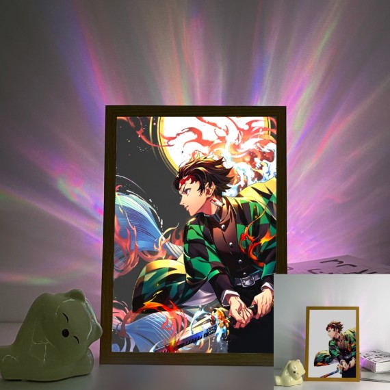Demon Slayer-Tanjiro Kamado Fire&Water Breath Combined Scene Demon Slayer-Tanjiro Kamado Fire&Water Breath Combined Scene