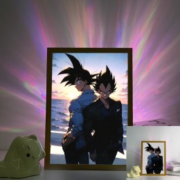 Dragon Ball - Goku & Vegeta Sunset Ocean Suit Scene